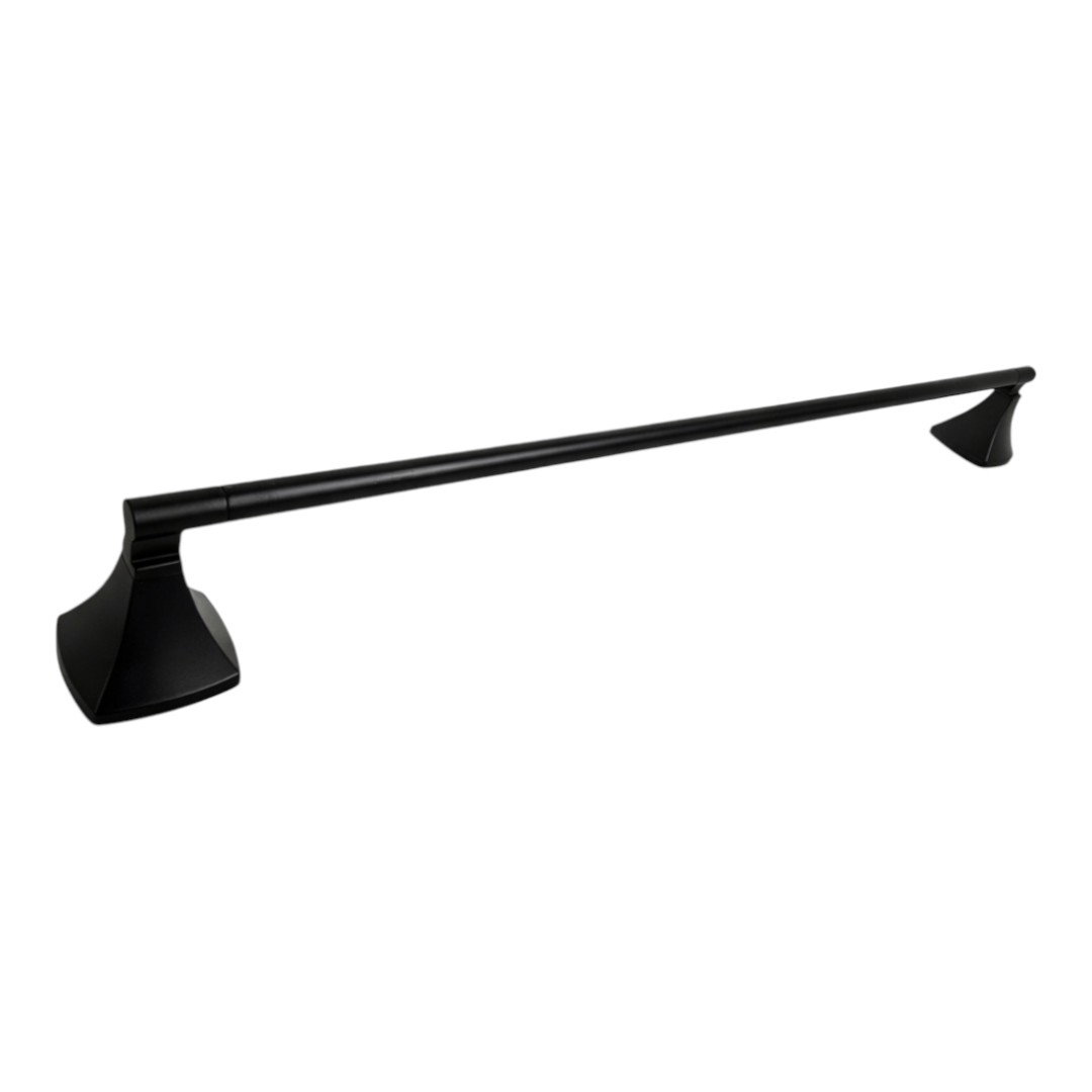 BTB-BLL2B 24 in. Wall-Mount Towel Bar in Matte Black