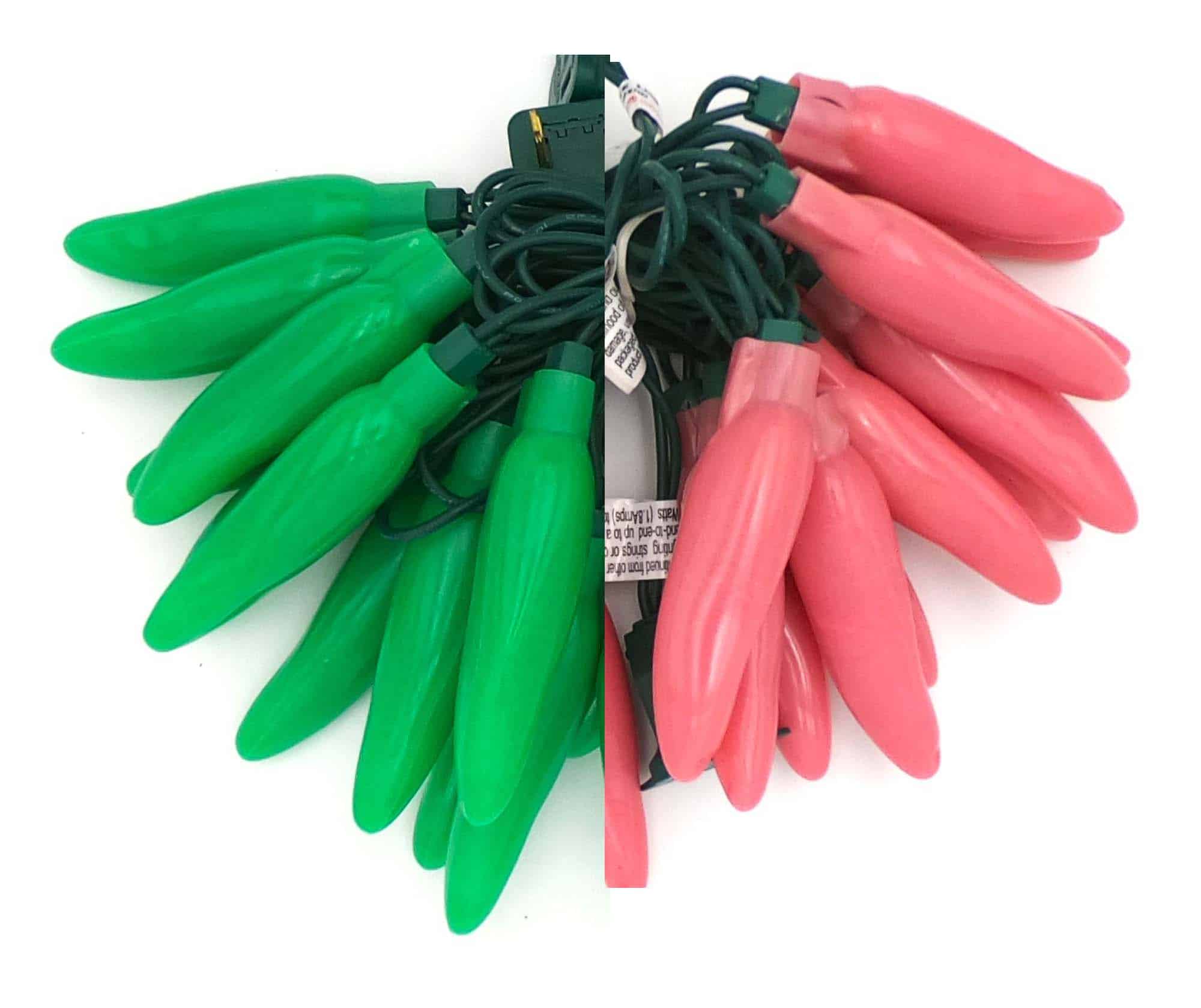 LED Chili Pepper String Lights: EASTER - SPRING Decor - USA MADE - 50 PEPPERS