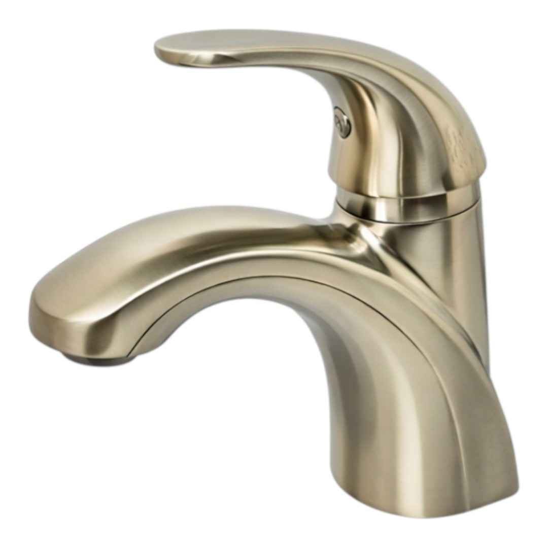 LF-042-PRKK 4 in. Centerset Single-Handle Bathroom Faucet in Brushed Nickel
