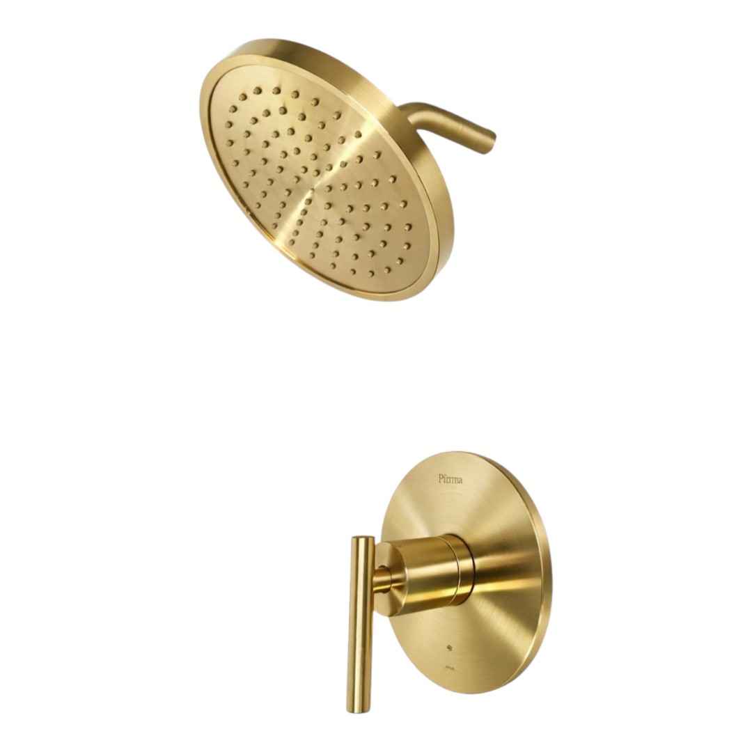 LG89-7NCBG 1-Handle Shower Faucet Trim in Brushed Gold (Valve Not Included)