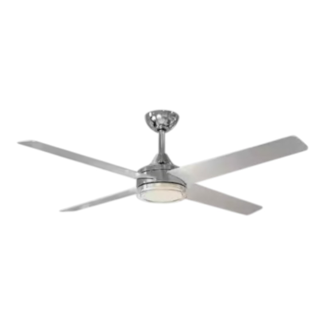 Hampton Bay 04870 Mercer II 52 in. Indoor Brushed Nickel Standard Ceiling Fan with CCT LED Included with Remote Control Included