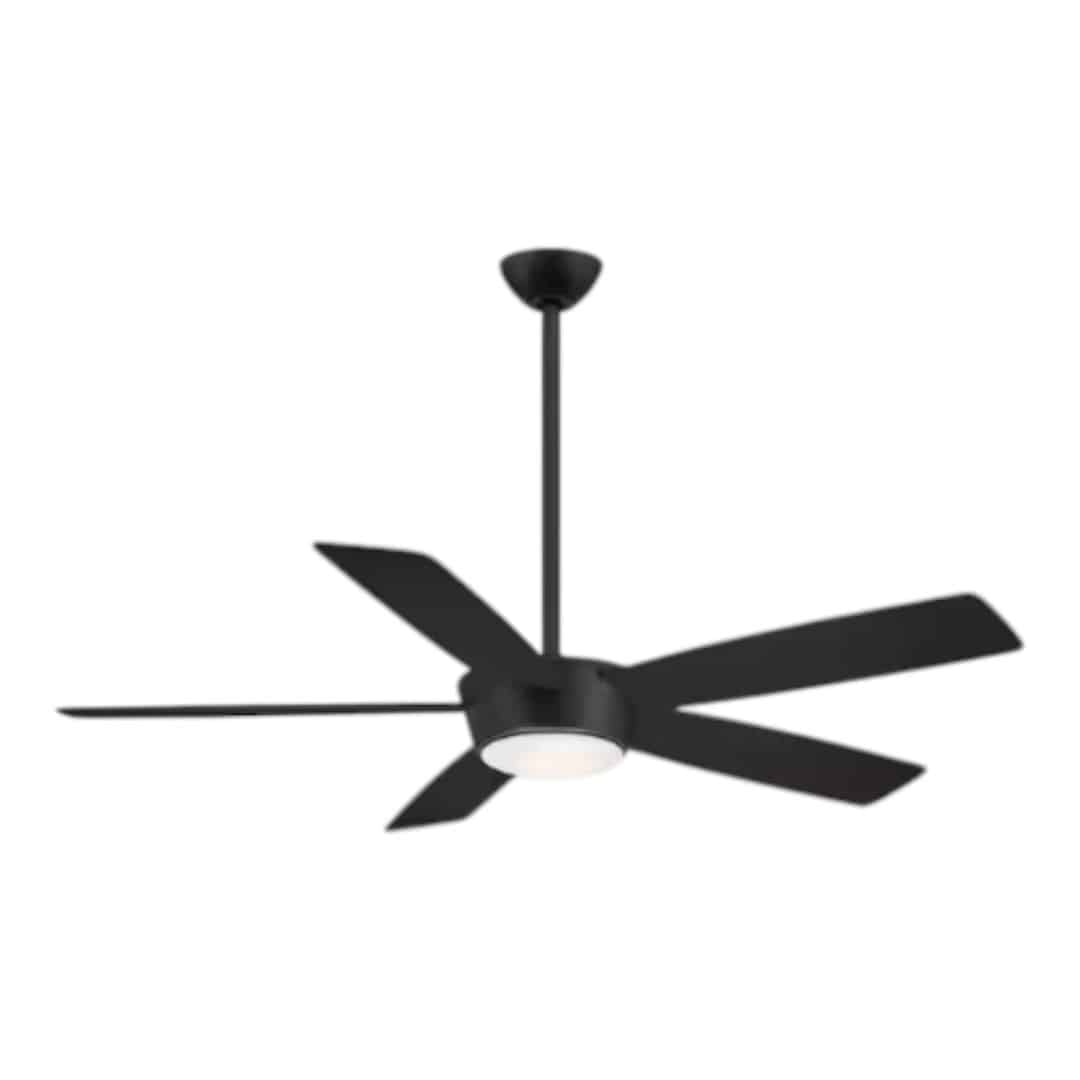 AIRE BY MINKA 04811 Nuvon 52 in. Indoor Matte Black Ceiling Fan 3CCT with Integrated LED
