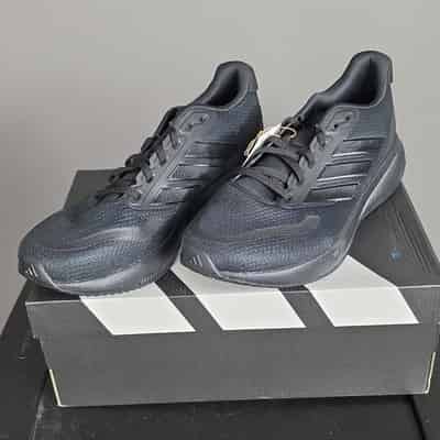Adidas Runfalcon 5 Triple Black Mens Size 9 Running Shoes NIB
