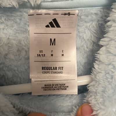 adidas-sherpa-hoodie-pullover-halo-mint-3-stripe-fleece-womens-m-10-12-nwt