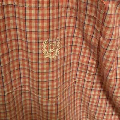 chaps-mens-xl-pink-blue-check-easy-care-short-sleeve-button-up-shirt