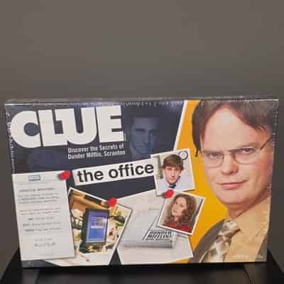 Hasbro Clue: The Office Board Game Custom Weapons Employee Badges 9+ 3-6