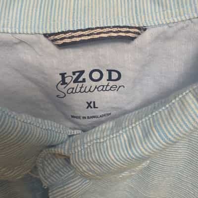 izod-saltwater-mens-light-blue-white-striped-short-sleeve-button-up-shirt-xl