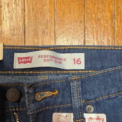 levis-511-slim-boys-jeans-adjustable-waistband-stretch-16-reg-2830-blue-denim