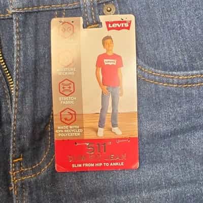 levis-511-slim-boys-jeans-adjustable-waistband-stretch-16-reg-2830-blue-denim