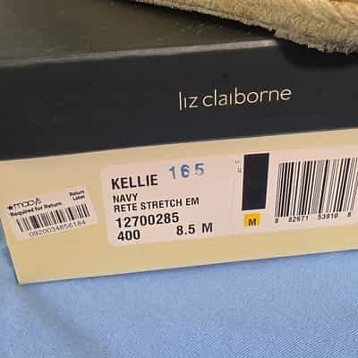 liz-claiborne-kellie-navy-espadrille-stretch-floral-wedge-shoes-8-5m-women