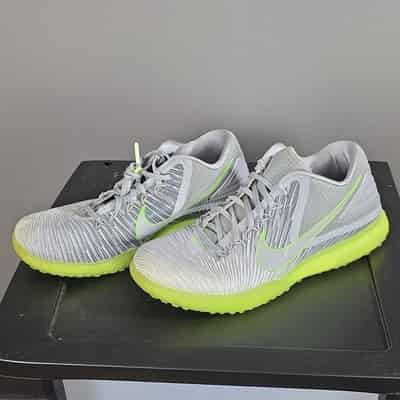 Nike Mike Trout Gray Yellow Baseball Shoes US Size 10- No Box