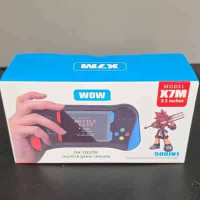 OH YOUTH X7M Handheld Game Console 3.5" HD Screen 500 Games 1200mAh Battery