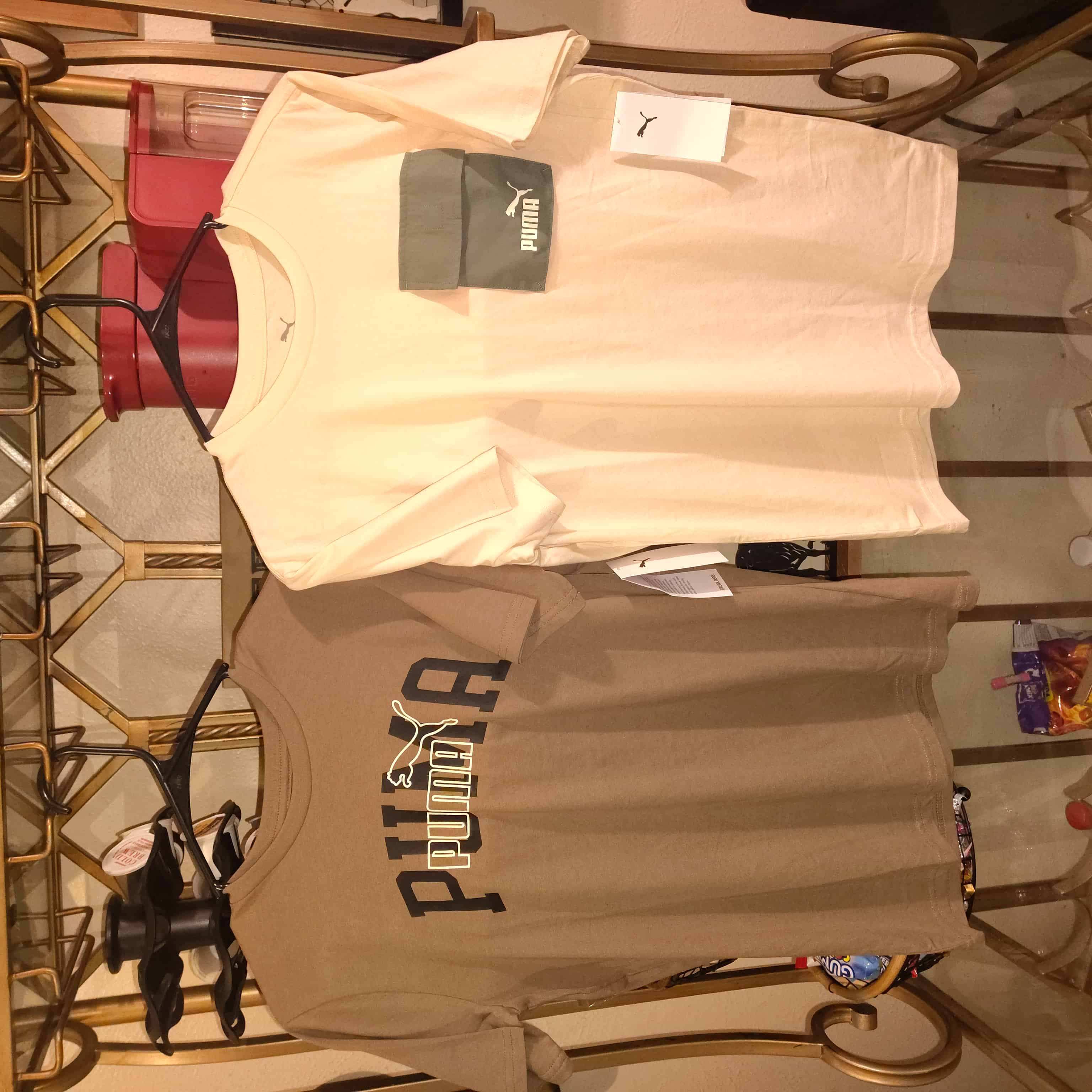2 Womens new sz Lg puma t-shirts