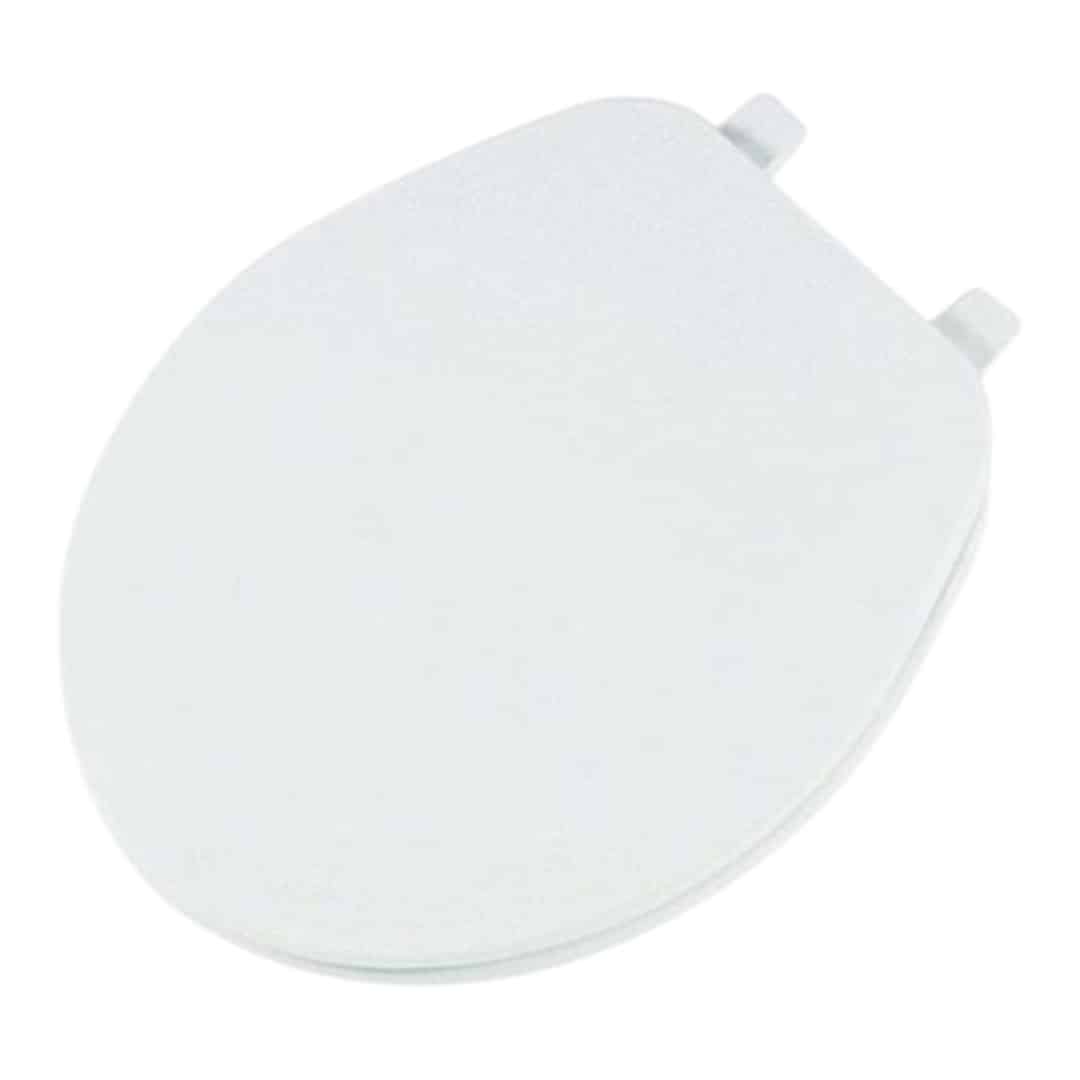 92B-000 Mayfair by Bemis Round White Plastic Toilet Seat