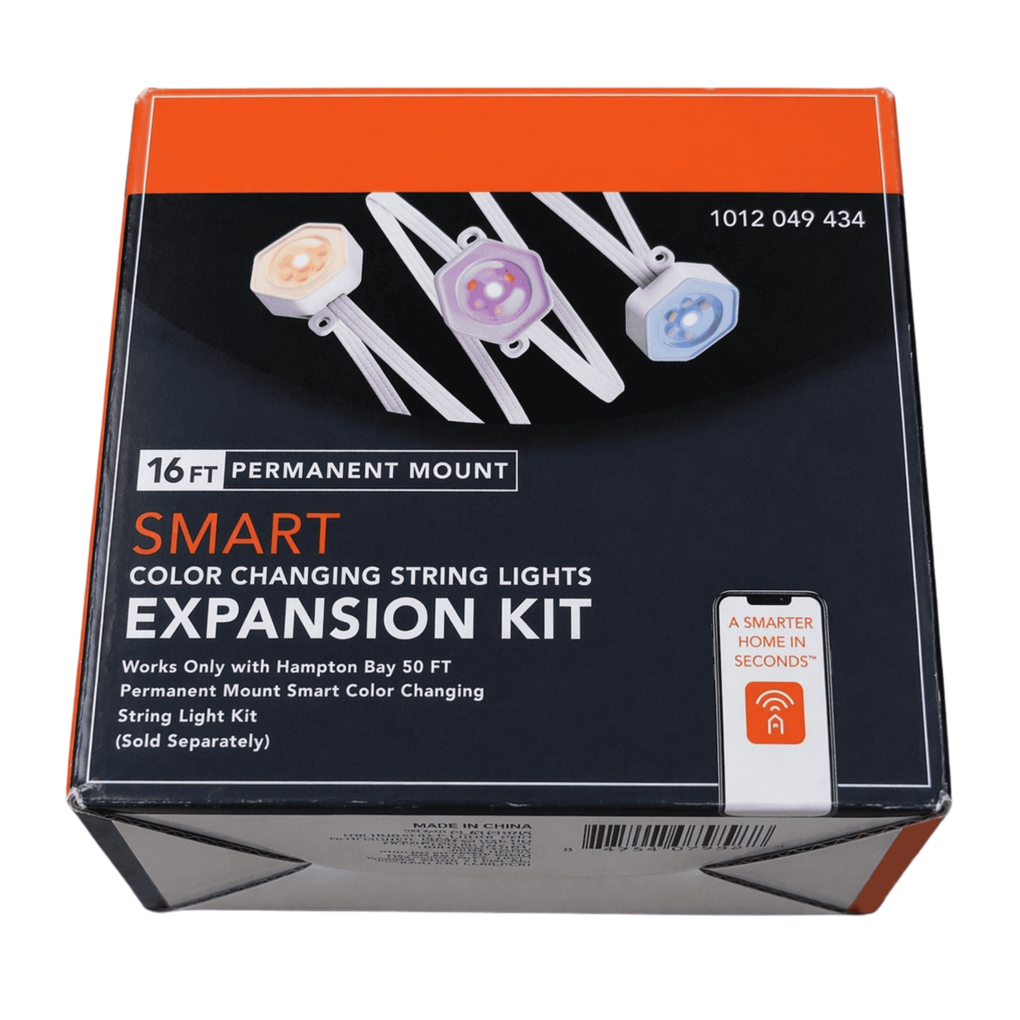 SQHDE03-5PSL 10-LED 16.4 ft. Plug-in Mini Integrated LED Novelty Permanent Outdoor String Light Expansion Set