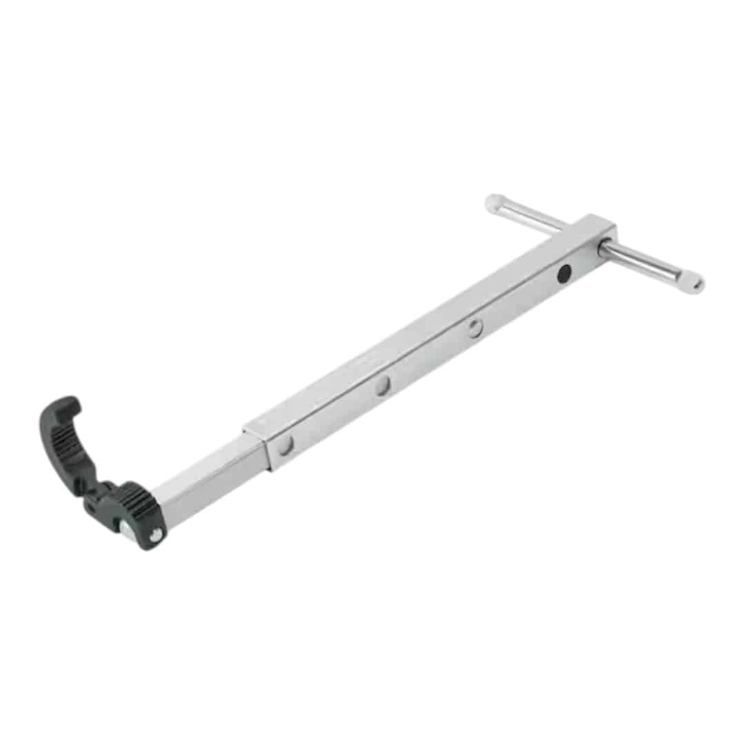 RIDGID 31175 3/8 in. to 1-1/4 in. Adjustable 10 in. to 17 in. Fold Over Telescoping Basin Pipe Wrench For Tight Spaces