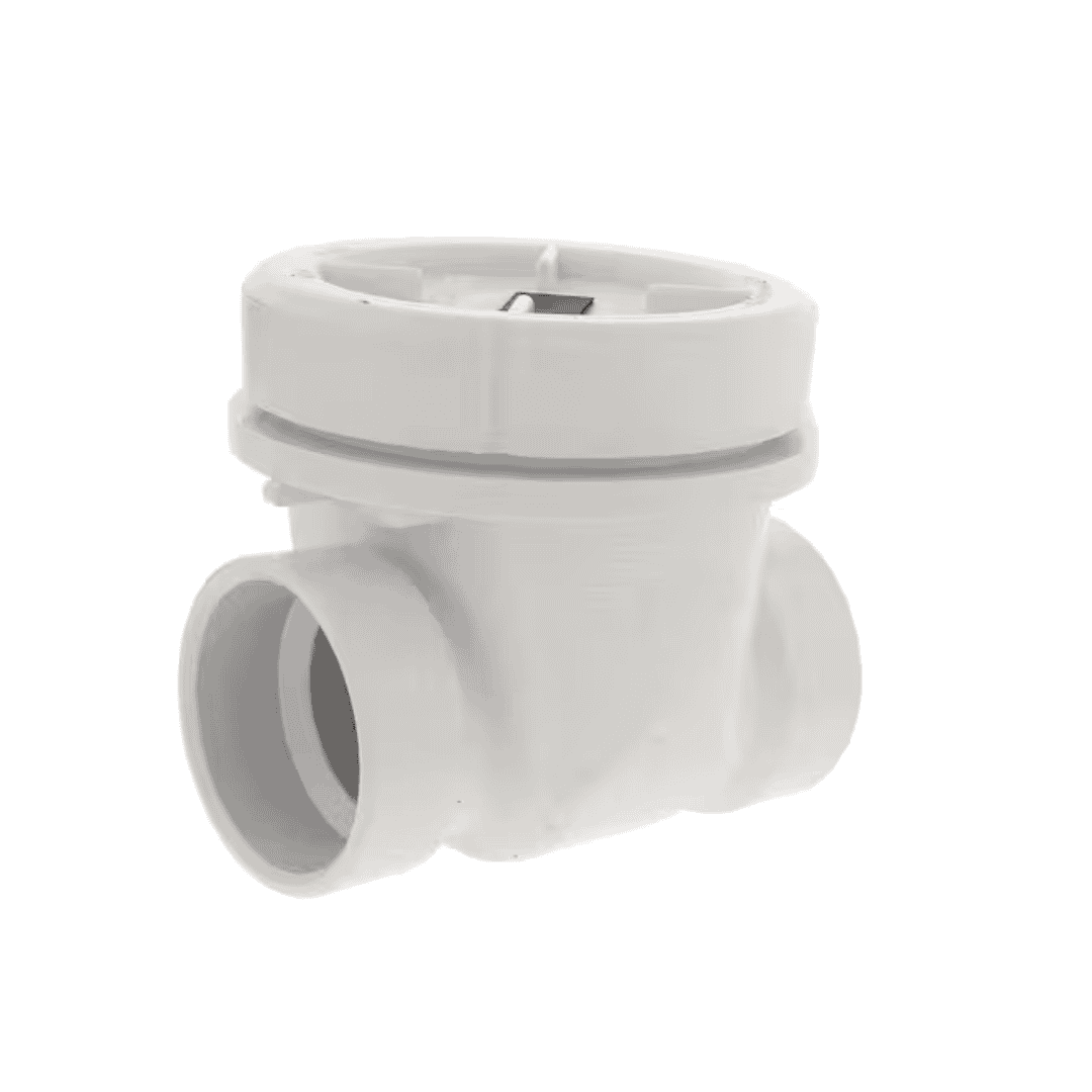 JONES STEPHENS B04150 1-1/2 in. PVC Backwater Valve for Drainage Systems