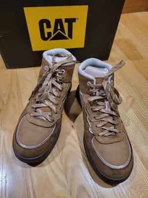 CAT Streamline Court Mid Composite Toe Work Shoes Women’s 7 M Nubuck NEW