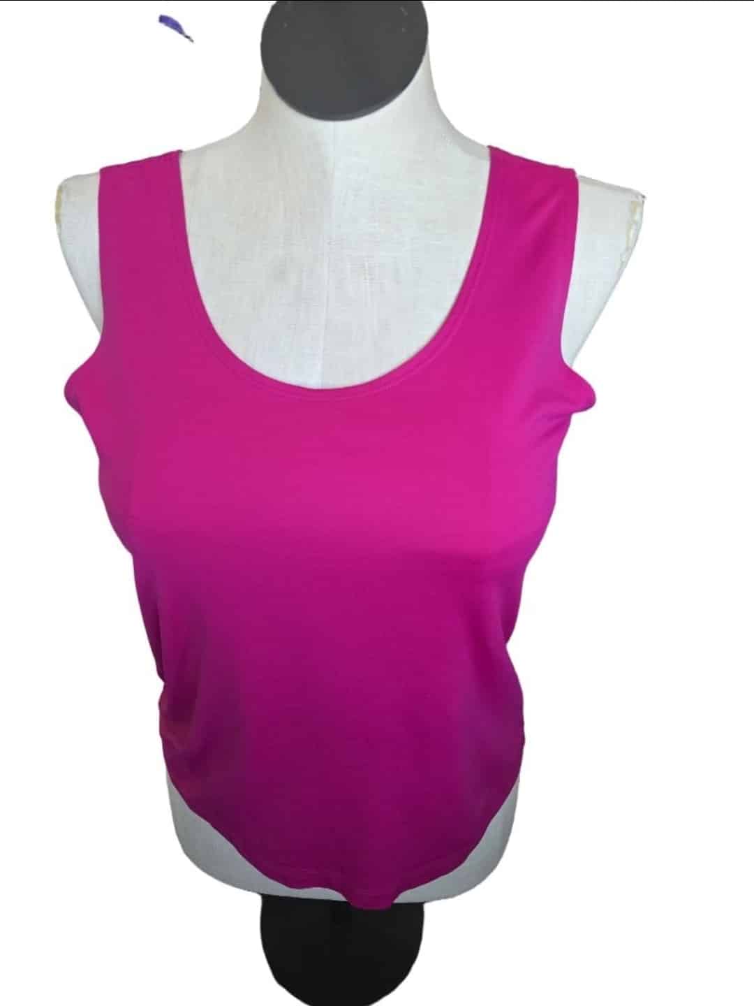Chico’s Bright Pink Tank Top Size 1=M