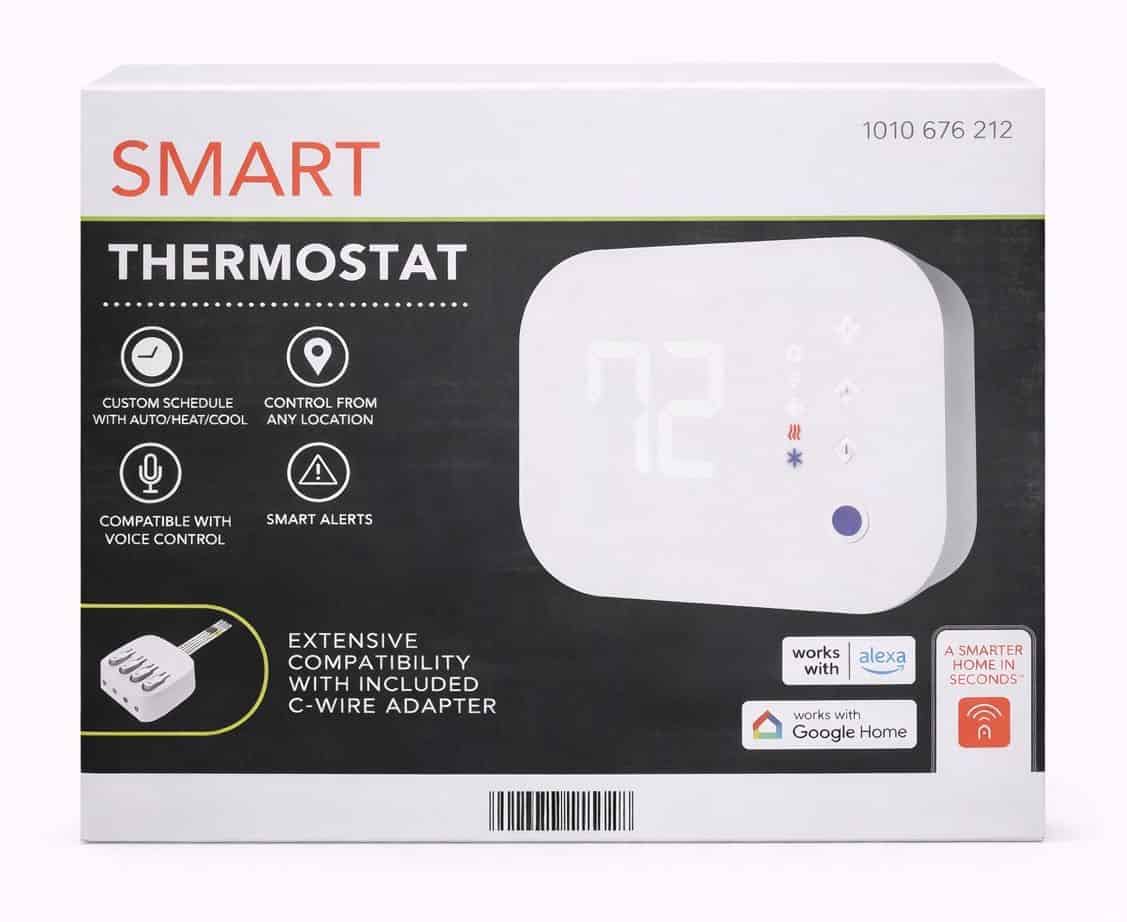 HTSA15CWB Wi-Fi and Bluetooth Enabled Smart Programmable Thermostat with Schedules
