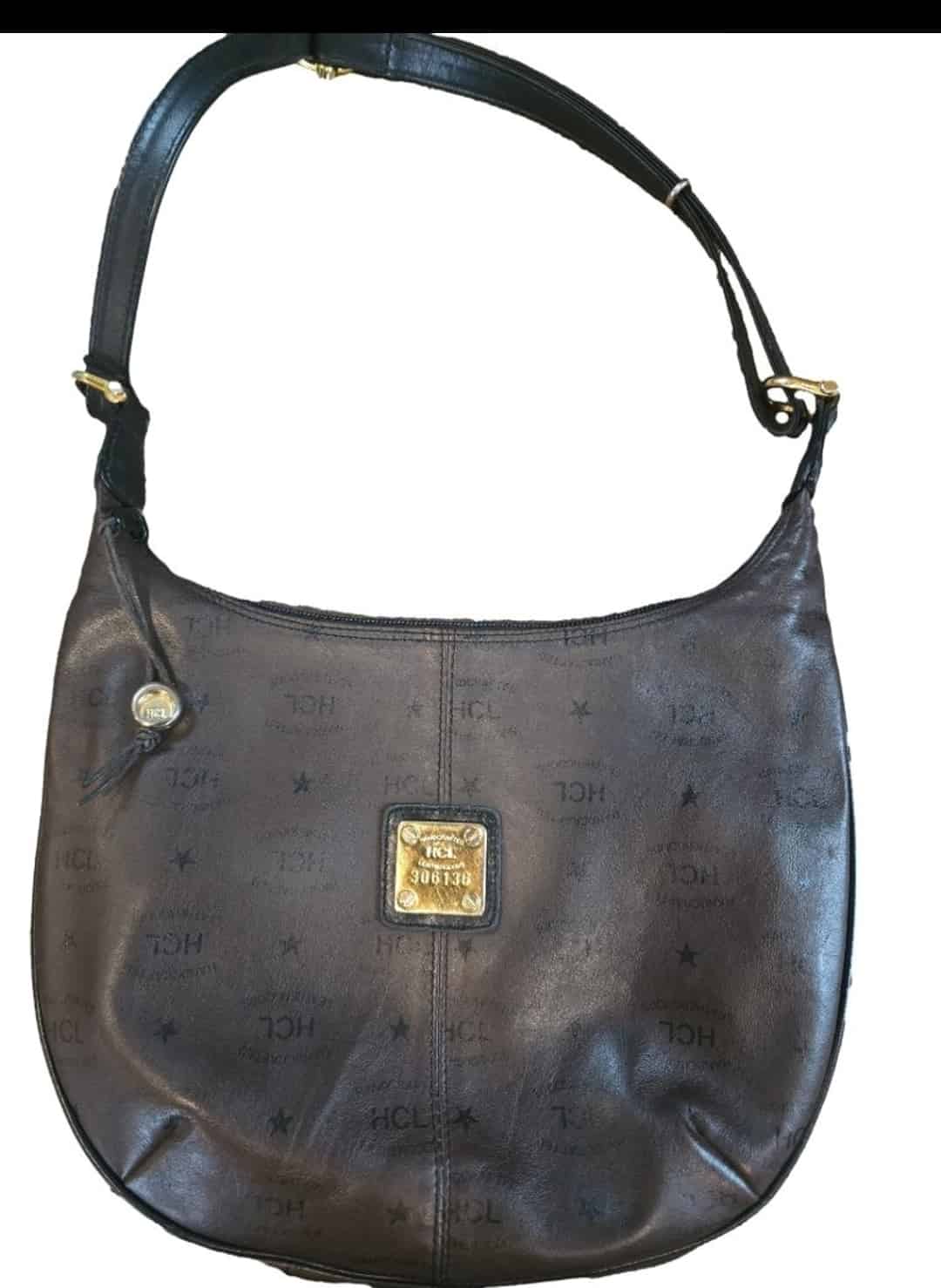 Women’s HCL Brown & Black Monogram Shoulder Bag One Size